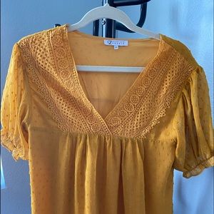 Eyelet blouse